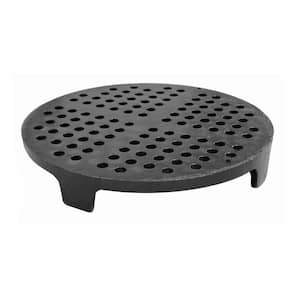5-1/2 in. OD Cast Iron Perforated DWV Strainer with Legs for 4 in. Clay Sewer Pipe