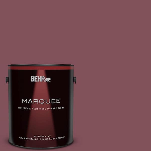 BEHR MARQUEE 1 gal. Home Decorators Collection #HDC-CL-02 Fine Burgundy Flat Exterior Paint & Primer