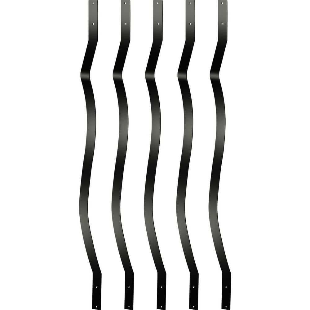 61-Pack Metal Deck Balusters, 29.5 in. x 1 in. Staircase Spindles with Screws, Aluminum Alloy Railing for Wood price history on PriceWatchPro