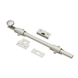 12 in. Brushed Nickel Surface Bolt Kit