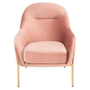 Eleazer Pink/Gold Upholstered Accent Chairs