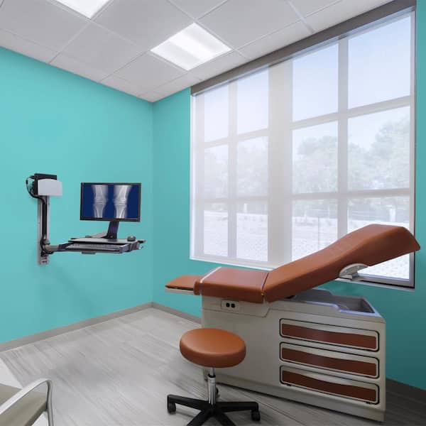 5 gal. #M460-4 Pure Turquoise Dead Flat Interior Paint
