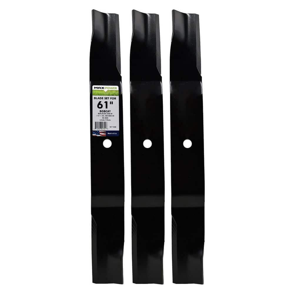 "561163B 3-Blade Set for 61"" Bobcat Mowers Replaces 112111-03, 438-0002-00, 438-0002-00, 50-3050, 71440006" price history on PriceWatchPro