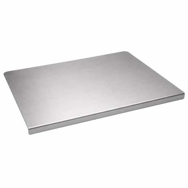 27.6 in. Stainless Steel Cutting Board, Metal Cutting Boards for Meat, Veggies, Fruits and Kneading, Non Toxic