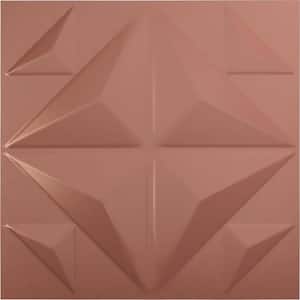 19-5/8''W x 19-5/8''H Crystal EnduraWall Decorative 3D Wall Panel, Champagne Pink (Covers 2.67 Sq.Ft.)