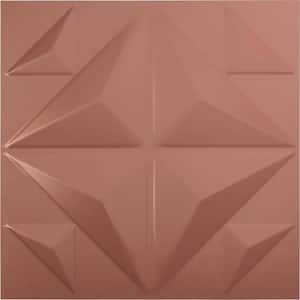 19-5/8"W x 19-5/8"H Crystal EnduraWall Decorative 3D Wall Panel, Champagne Pink (12-Pack for 32.04 Sq.Ft.)