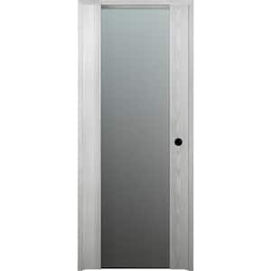 Vona 202 36in.x 84in. Right-hand Frosted Glass Solid Composite Core Ribeira Ash Wood Single Prehung Interior Door