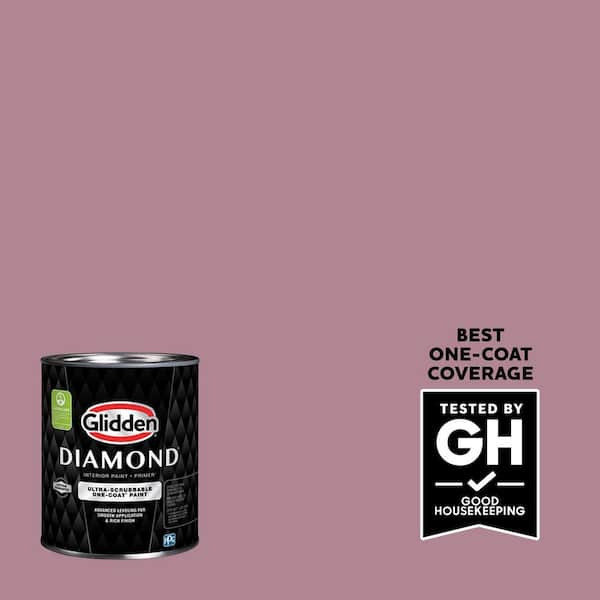 Glidden Diamond 1 qt. PPG1045-5 Keepsake Rose Satin Interior Paint with Primer