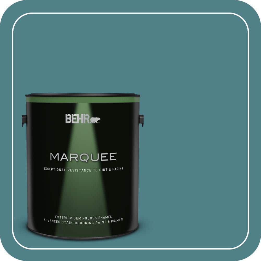 1 gal. #ICC-75 Tapestry Teal Semi-Gloss Enamel Exterior Paint & Primer price history on PriceWatchPro