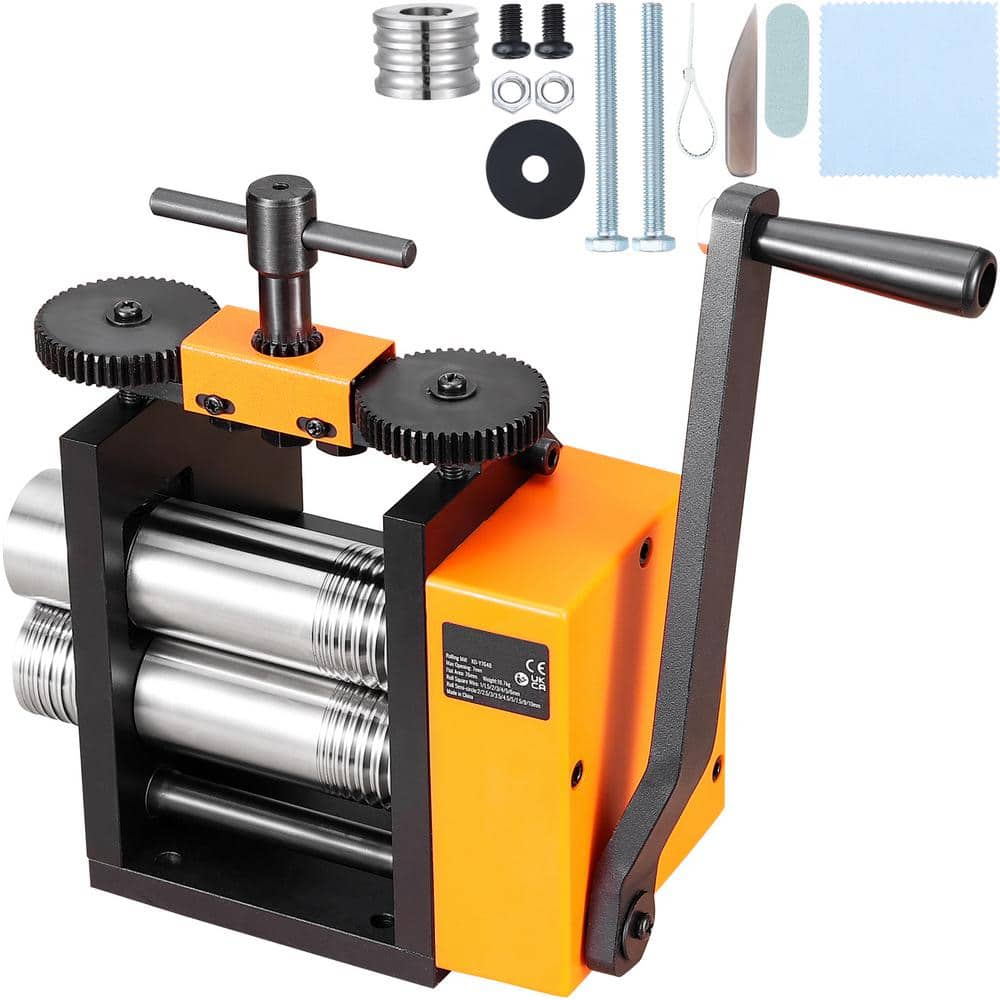 Rolling Mill, 3 in./76 mm Jewelry Rolling Mill Machine, 1: 2 Gear Ratio, 3-in-1 Multi-Function Rolling Mill price history on PriceWatchPro