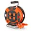 BLACK+DECKER 75 Ft. 4 Outlets Retractable Extension Cord With 14 AWG ...