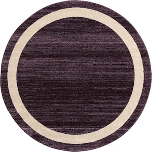 Del Mar Maria Violet 6' 0 x 6' 0 Round Rug