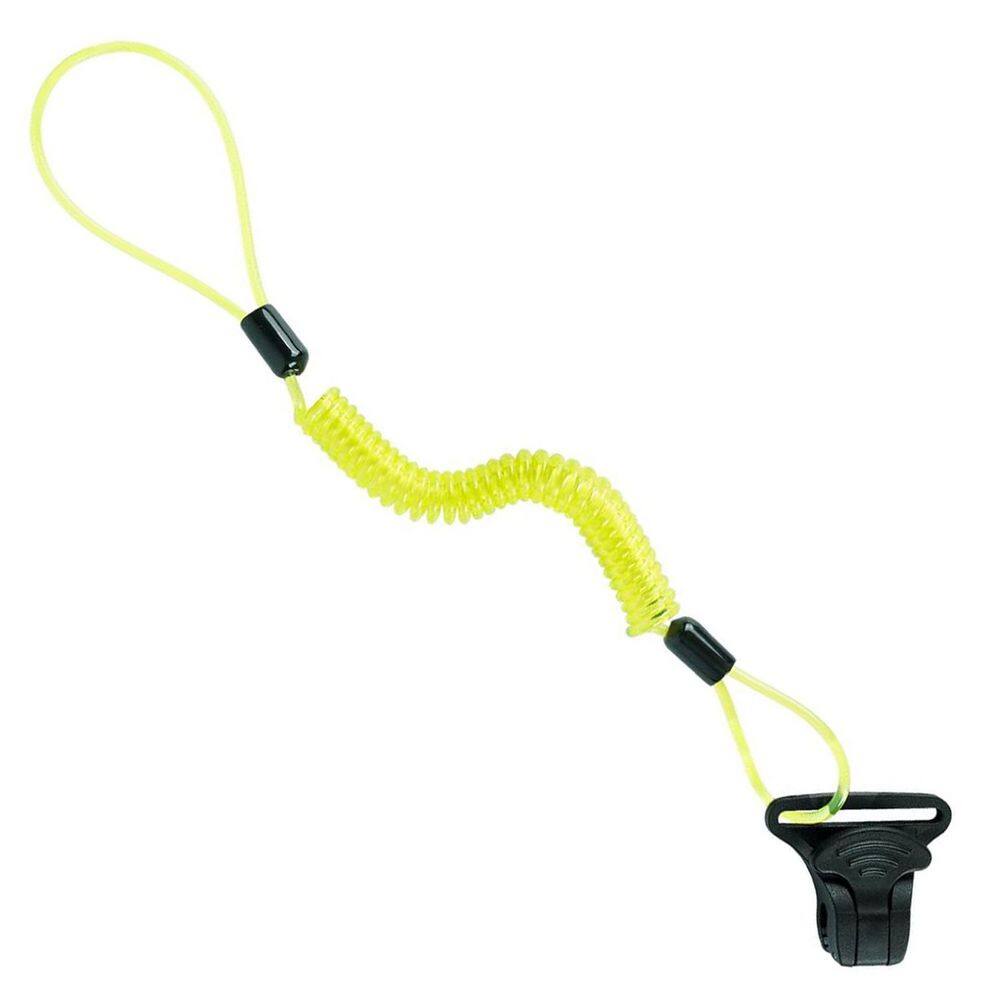 Coiled Hard Hat Tether With Clamp End Coiled Hard Hat Lanyard With Secure Clamp - No Snag Design For Tools & Safety Gear (2lbs Capacity) Coiled Safety Tether