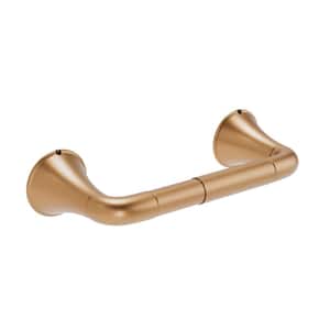 Elm Wall-Mounted Toilet Paper Holder in Brushed Bronze