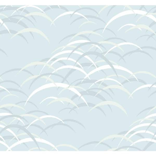 A-Street Prints Kasia Sky Blue Abstract Wallpaper Sample