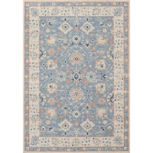 Anatolia Blue 2 ft. x 3 ft. Machine Made Oriental Blended Yarn Rectangle Area Rug