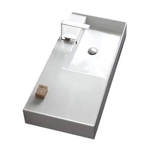 Teorema 2-Wall Mounted Bathroom Sink in White
