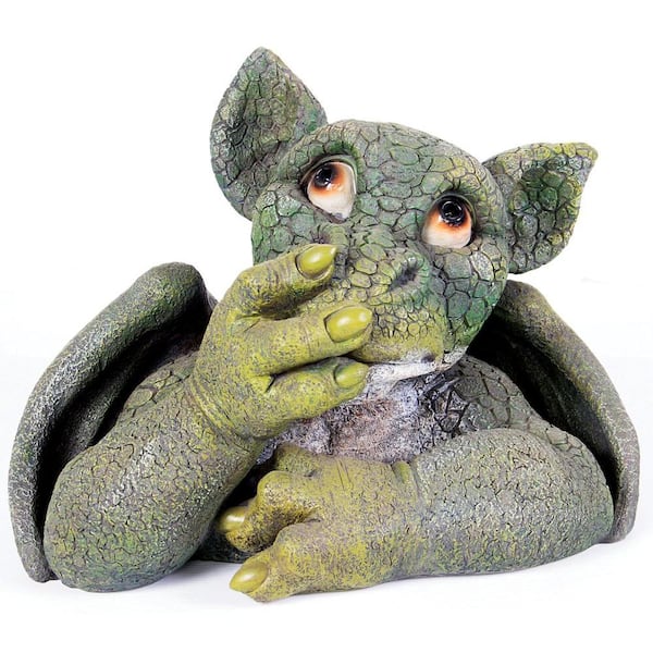 Kelkay Say Nothing Green Dragon Statue