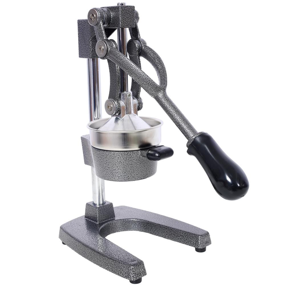 Cast Iron Citrus Juicer, Extra-Large Commercial Grade Manual Hand Press, Heavy Duty Countertop Squeezer in Grey Color price history on PriceWatchPro