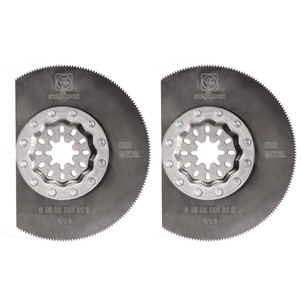 3-3/8 in. High Speed Steel Segment Saw Blade Starlock (2-Pack)