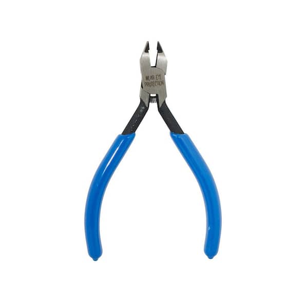 Klein Tools D335-51/2C Linemans Pliers, Needle Nose Side Cutters, Spring  Loaded, 5-Inch, Extra Slim - Midget Klein Flush Cuts 