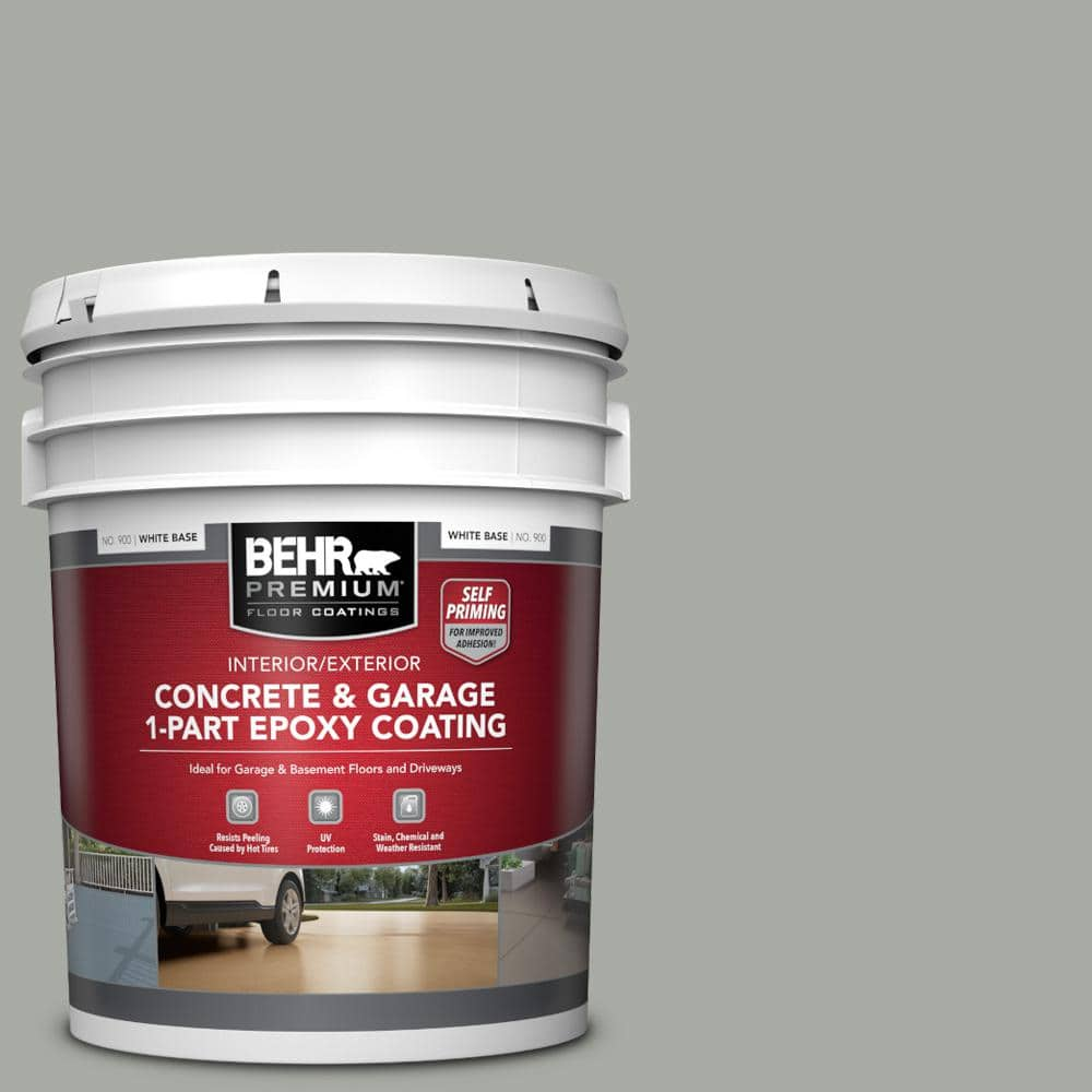 BEHR PREMIUM 5 gal. #PPU25-15 Flipper Self-Priming 1-Part Epoxy Satin ...