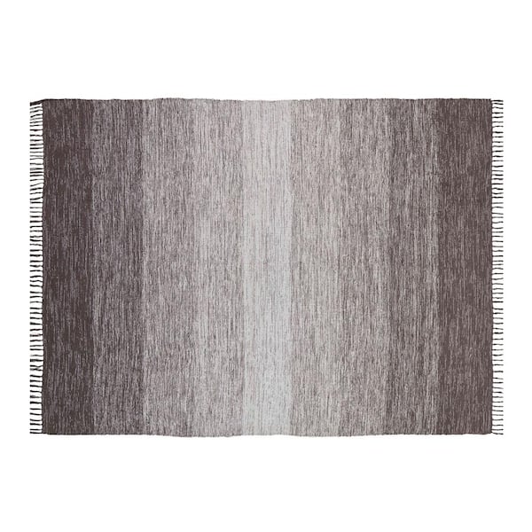 Cotton Ombre Grey 5 ft. x 7 ft. Area Rug