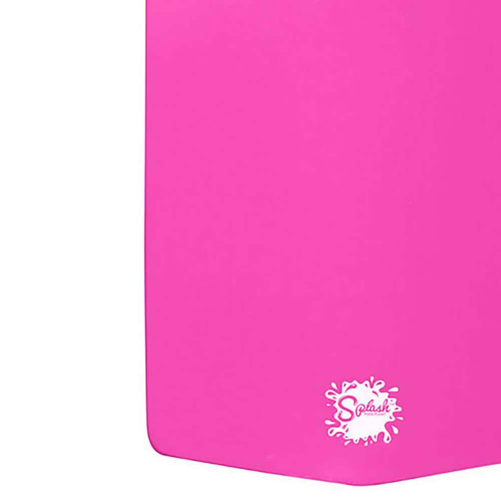 Flamingo Pink and Blue Foam Pool Lounger Set, 70"