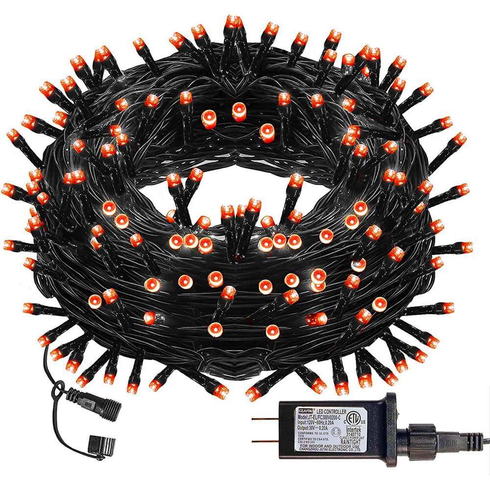 100 ft. Halloween 300 LED String Lights with 8 Lighting Modes for Yard and Garden, Orange price history on PriceWatchPro
