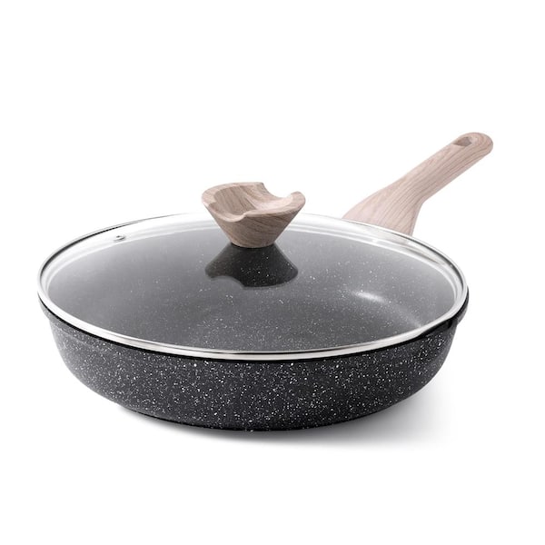 12.5 in. Nonstick Saute Pan with Lid and Dual Pour Spouts, Stay-Cool Handle, Induction, PFOA Free