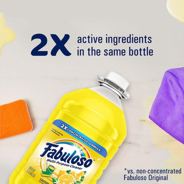 169 oz. Lemon 2X Concentrated All Purpose Cleaner and Floor Cleaner (2-Pack)