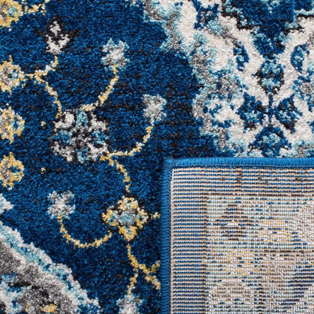 Royal Ivory High Pile Synthetic Rectangular Rug
