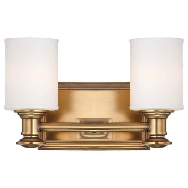 Minka Lavery Harbour Point 2-Light Liberty Gold Bath Light