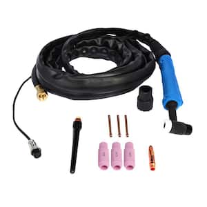 13 ft. 2-Prong TIG Welding Torch with TIG Accessories Kit