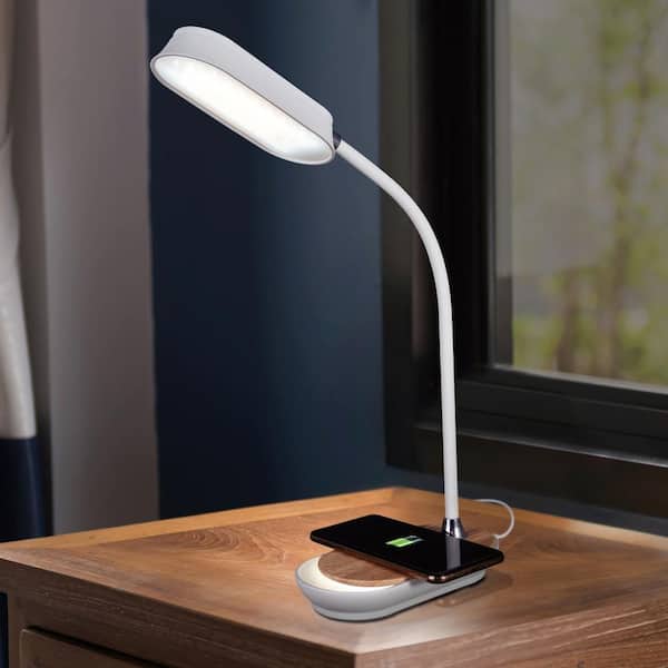 OttLite Wellness Series  Wireless Charging LED Table Lamp