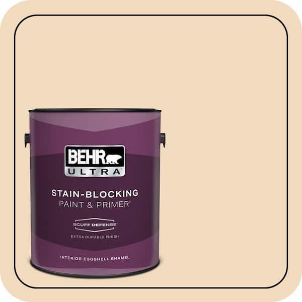 BEHR ULTRA 1 gal. #S270-1 Frosted Toffee Extra Durable Eggshell Enamel Interior Paint & Primer