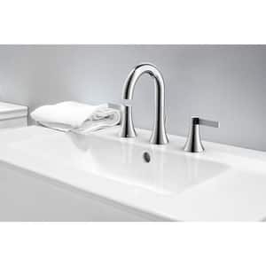 Fontaine Varenne Modern 8 in. Widespread 2-Handle Bathroom Faucet with Drain in Chrome