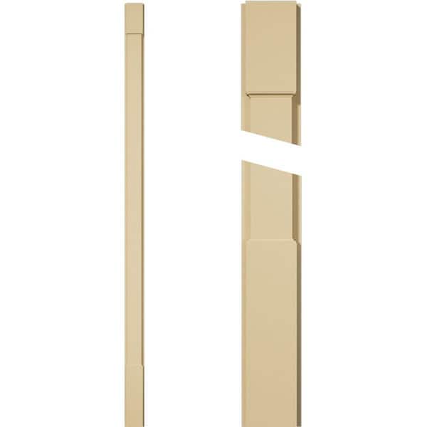 Ekena Millwork 2 in. D x 5 in. W x 108 in. L Primed Polyurethane Pilaster 1-Pack