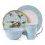 Fitz And Floyd Blue Toulouse Mug – 18 Oz Stoneware, Dishwasher Safe