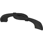 Unity 3 or 3-3/4 in. (76-96 mm) Matte Black Cabinet Drawer Pull