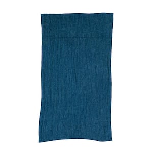 Blue Solid Linen Decorative Tea Towel