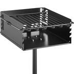 VEVOR Portable Charcoal Grill 21 x 21 x 8 in. Outdoor Park Style Grill ...
