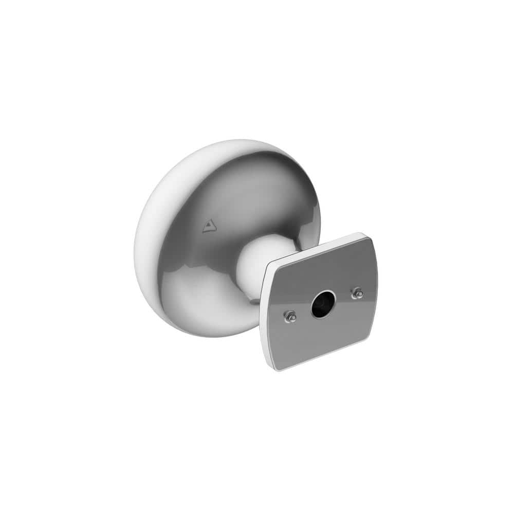 Polished Chrome Round Cabinet Knob with Mounting Hardware