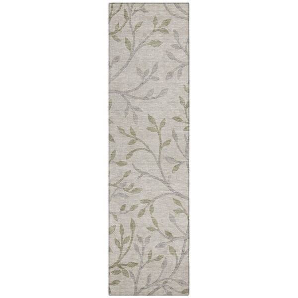 Chantille Machine Washable Indoor/Outdoor Abstract ACN3024 Tin 2 ft. x 7 ft. Runner Rug
