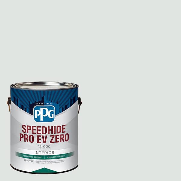 SPEEDHIDE Pro-EV Zero 1 gal. PPG1012-1 Icy Bay Semi-Gloss Interior Paint