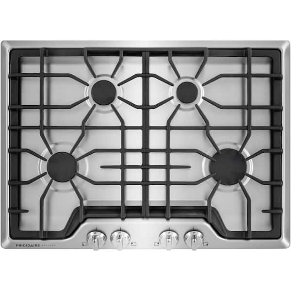 FRIGIDAIRE 30 in. Gas Cooktop in Stainless Steel with 4 Burners