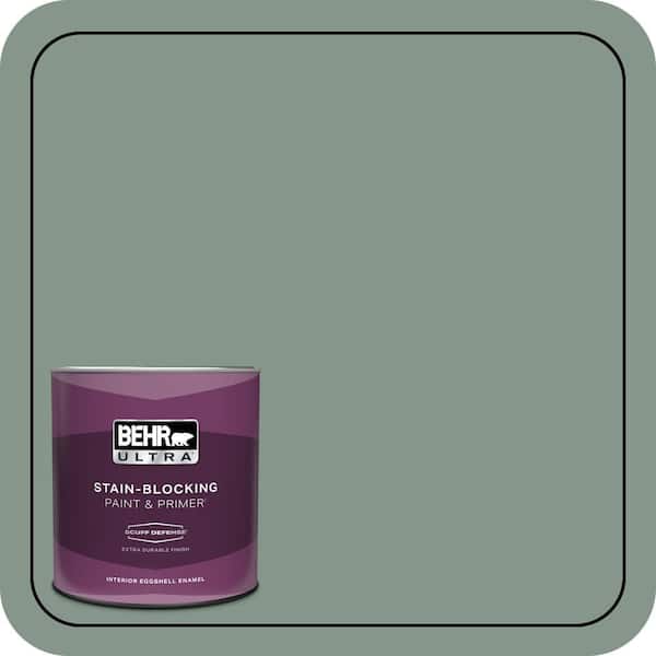 BEHR ULTRA 1 qt. #N420-4 Underground Gardens Extra Durable Eggshell Enamel Interior Paint & Primer