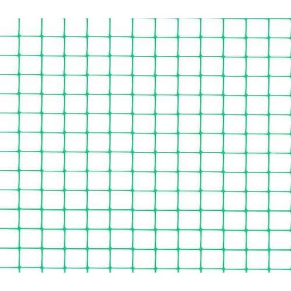 Agfabric 6.5 ft. W x 15 ft. L Green EZ-Barrier Bird Netting Poultry Netting
