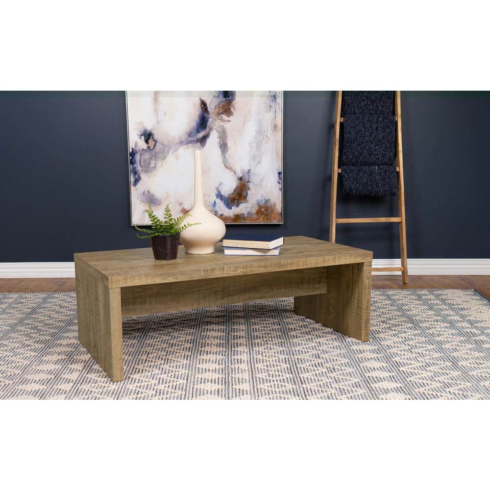 Lynette Rectangular Mango Wood Coffee Table