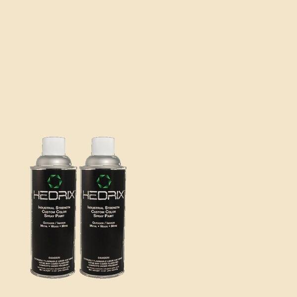 Hedrix 11 oz. Match of 3B3-1 Dry Twig Flat Custom Spray Paint (2-Pack)